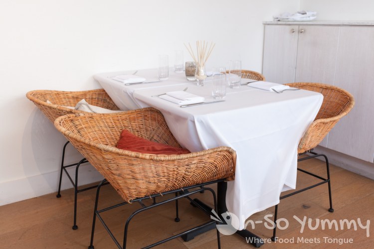 Comfy papasan chairs at Crudo by Pascal Lorange Comfy papasan chairs at Crudo by Pascal Lorange