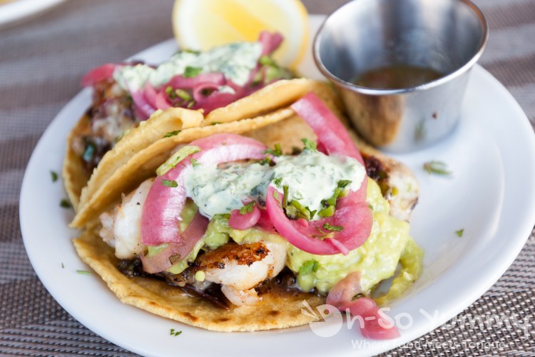 D' Camaron tacos at Cueva Bar in University Heights of San Diego D' Camaron tacos at Cueva Bar in University Heights of San Diego