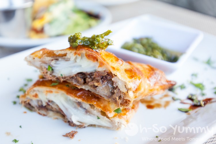 Beef Brisket Empanada at Cueva Bar in University Heights of San Diego Beef Brisket Empanada at Cueva Bar in University Heights of San Diego