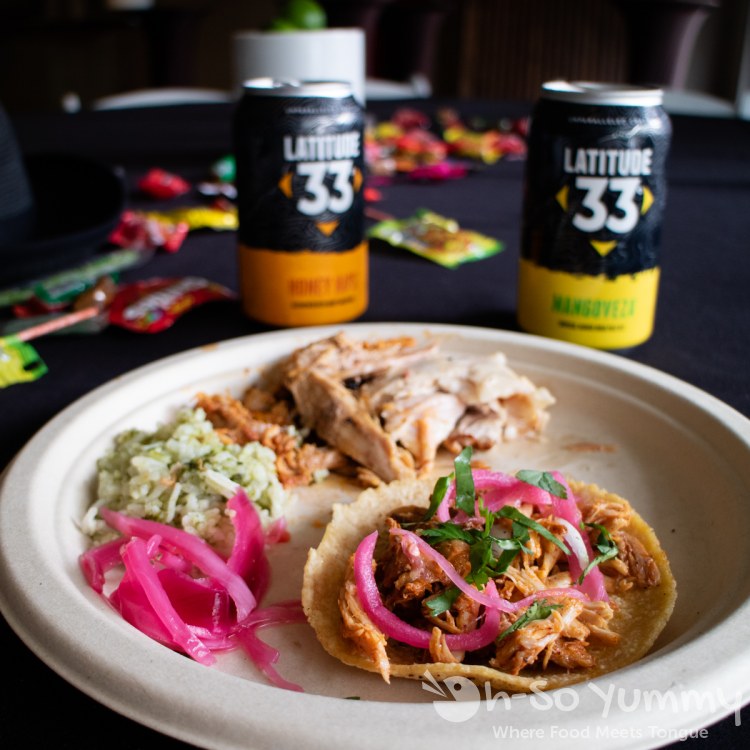 Curadero pig roast with welcome drink from Latitude 33 Brewing Company Curadero pig roast with welcome drink from Latitude 33 Brewing Company