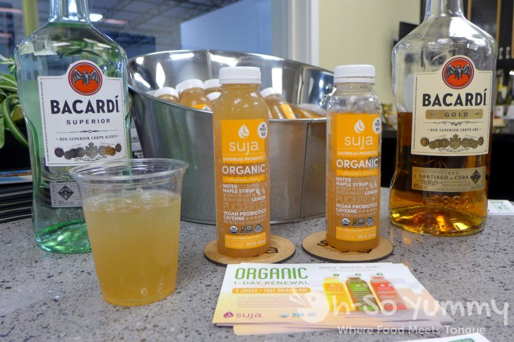 Suja Bacardi drink mix station Suja Bacardi drink mix station