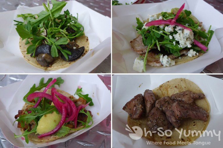 tacos from Dos Bandidos food truck tacos from Dos Bandidos food truck