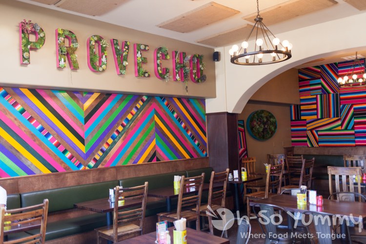 Colorful walls at Del Sur Mexican Cantina Colorful walls at Del Sur Mexican Cantina