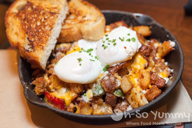 Chorizo Potato Hash at Duck Dive in Pacific Beach San Diego Chorizo Potato Hash at Duck Dive in Pacific Beach San Diego