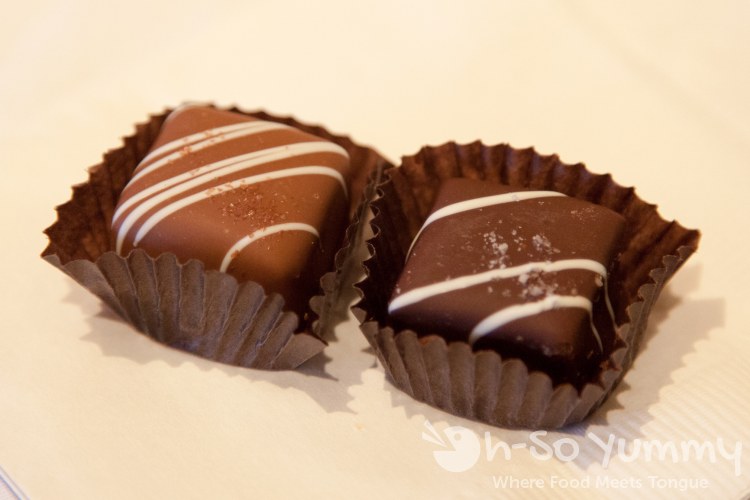 Escondido Chocolate Festival 2014 - V Chocolates - Dark and Milk Chocolate Caramels Escondido Chocolate Festival 2014 - V Chocolates - Dark and Milk Chocolate Caramels