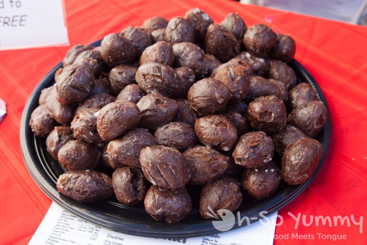 Escondido Chocolate Festival 2014 - Petersons Donut Corner - Chocolate Doughnut Holes Escondido Chocolate Festival 2014 - Petersons Donut Corner - Chocolate Doughnut Holes