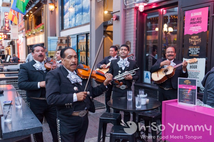 mariachi band at El Chingon in San Diego mariachi band at El Chingon in San Diego