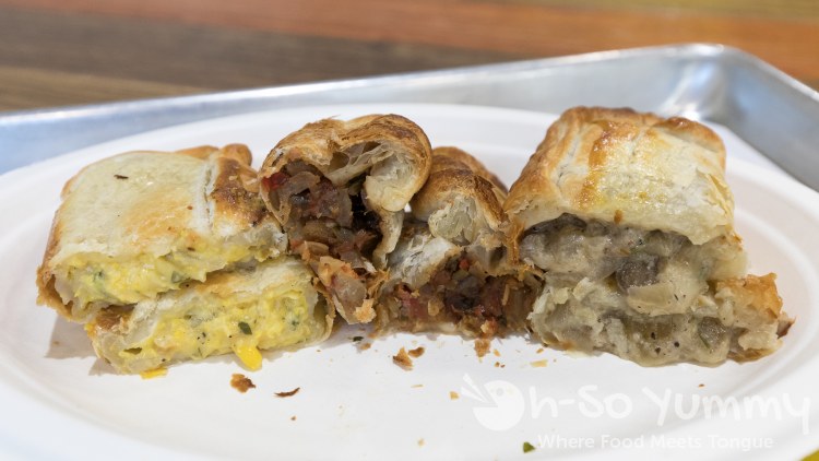 Empanada fillings at Empanada Kitchen in San Diego Empanada fillings at Empanada Kitchen in San Diego