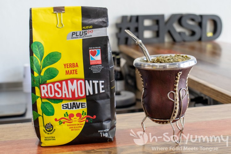 yerba mate tea at Empanada Kitchen in San Diego yerba mate tea at Empanada Kitchen in San Diego