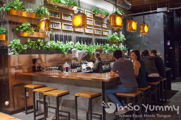 bar area at Encontro North Park in San Diego bar area at Encontro North Park in San Diego
