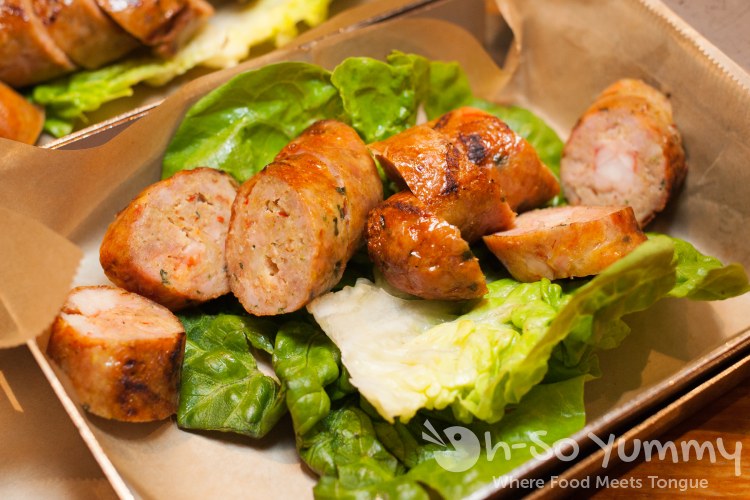 thai sausage at Encontro North Park in San Diego thai sausage at Encontro North Park in San Diego