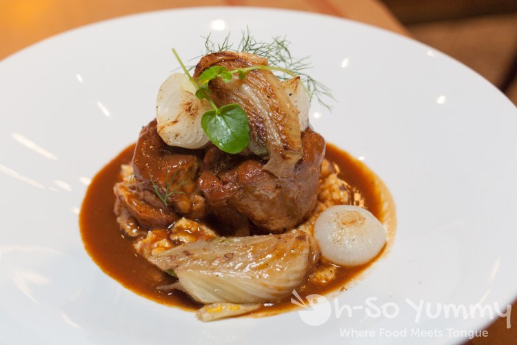 Osso Buco at Et Voila French Bistro in San Diego Osso Buco at Et Voila French Bistro in San Diego