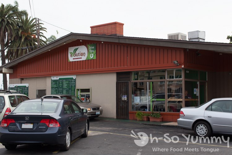 drive thru at Evolution Fast Food in San Diego drive thru at Evolution Fast Food in San Diego