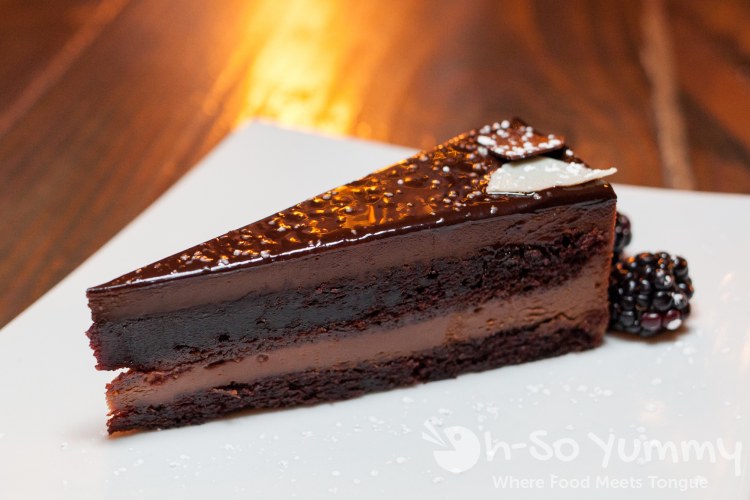 Raspberry Chocolate Mousse Cake at Farmer's Bottega Raspberry Chocolate Mousse Cake at Farmer's Bottega