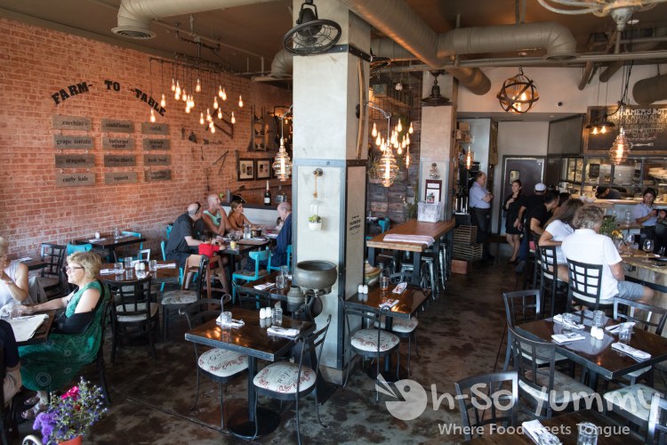 inside of Farmer's Bottega in Mission Hills of San Diego inside of Farmer's Bottega in Mission Hills of San Diego
