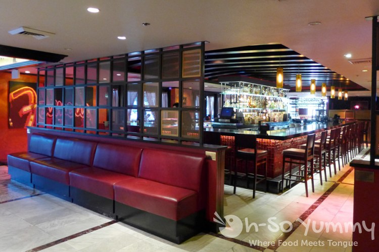 bar area inside Firefly on Paradise off strip Las Vegas bar area inside Firefly on Paradise off strip Las Vegas