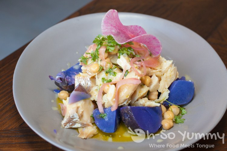 baccala salad at Fishmonger's Market in San Diego baccala salad at Fishmonger's Market in San Diego