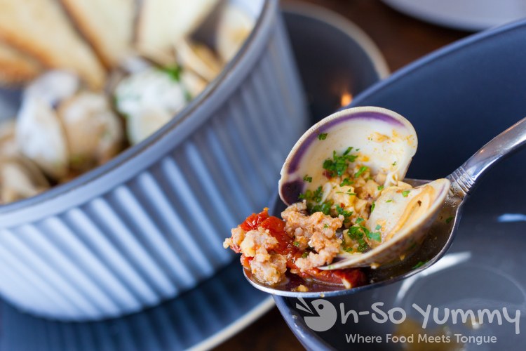 Manila Clams at Fishmonger's Market in San Diego Manila Clams at Fishmonger's Market in San Diego