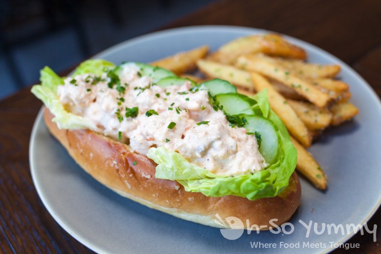 Maine Lobster Roll at Fishmonger's Market in San Diego Maine Lobster Roll at Fishmonger's Market in San Diego