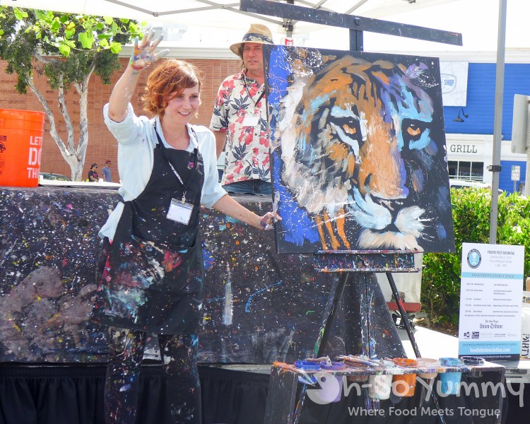 Pulse Live Art with Heart at Foodie Fest Encinitas Pulse Live Art with Heart at Foodie Fest Encinitas