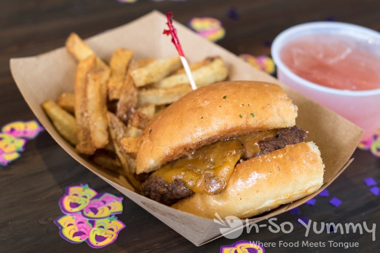 All American Burgers at Gaslamp Mardi Gras Beads Bites and Booze Tour All American Burgers at Gaslamp Mardi Gras Beads Bites and Booze Tour