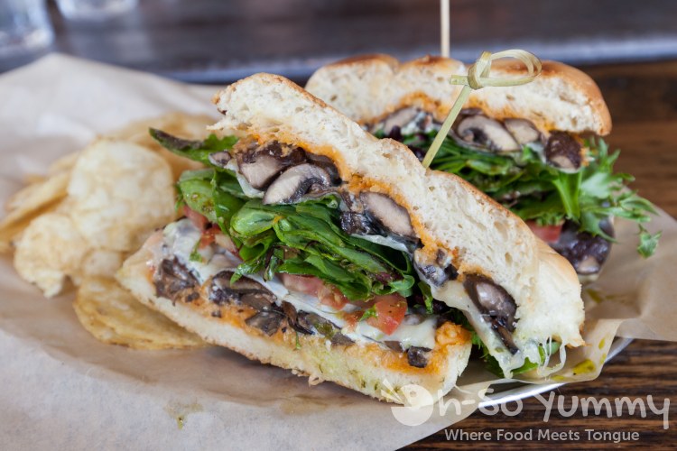 Mushroom Melt at The Goat and Vine in Old Town Temecula Mushroom Melt at The Goat and Vine in Old Town Temecula