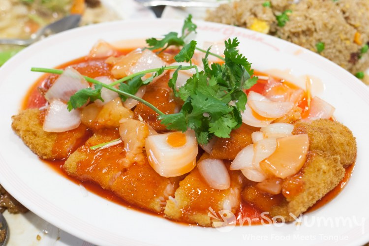 fried fish filet in special sauce at Grand Garden in Westminster fried fish filet in special sauce at Grand Garden in Westminster