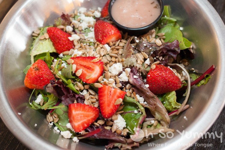 sweet goat salad at Grater Grilled Cheese in La Jolla sweet goat salad at Grater Grilled Cheese in La Jolla