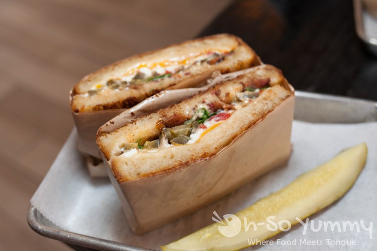 grater grilled cheese signature sandwich at Grater Grilled Cheese in La Jolla grater grilled cheese signature sandwich at Grater Grilled Cheese in La Jolla