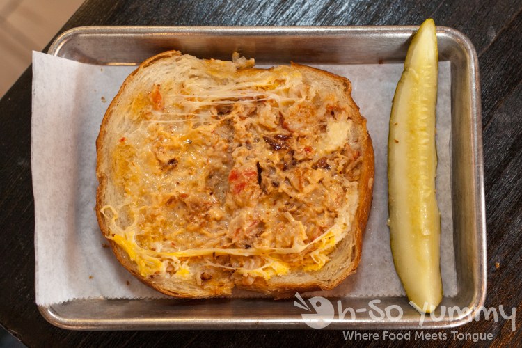 lobster grilled cheese at Grater Grilled Cheese in La Jolla lobster grilled cheese at Grater Grilled Cheese in La Jolla