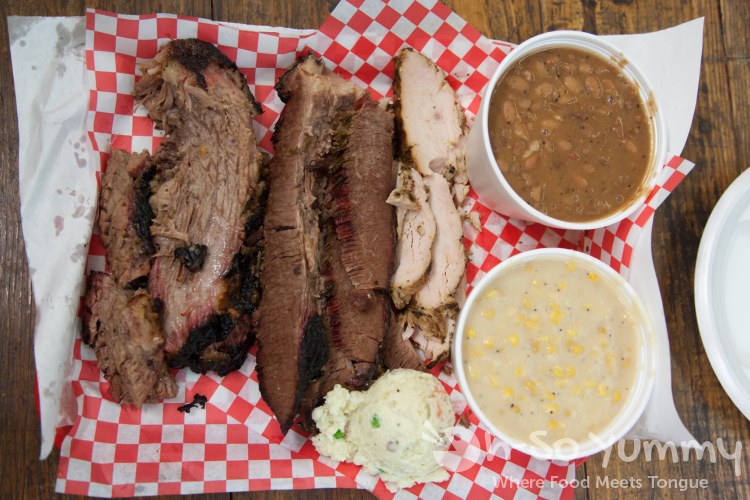 brisket, turkey and fixin's at Harmon's Bar-B-Q and Catering brisket, turkey and fixin's at Harmon's Bar-B-Q and Catering