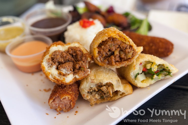 Craving sampler with chicken cilantro, beef, and veggie empanadas at Havana Kitchen in Old Town Temecula Craving sampler with chicken cilantro, beef, and veggie empanadas at Havana Kitchen in Old Town Temecula