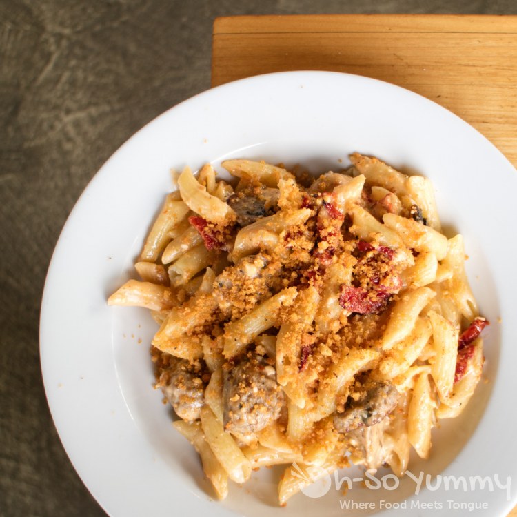 mac and cheese at The Haven Pizzeria in San Diego mac and cheese at The Haven Pizzeria in San Diego