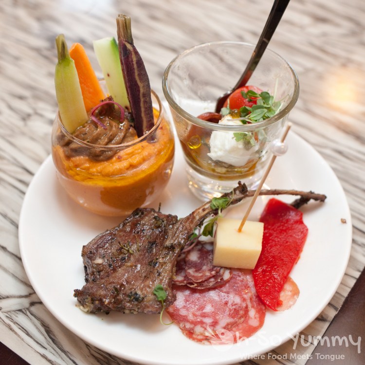 sample platter at Humphreys sample platter at Humphreys