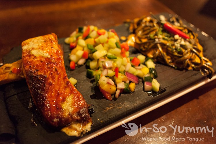 Indigo Grill - Alderwood Plank Salmon Indigo Grill - Alderwood Plank Salmon