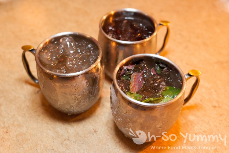 mules at Kafe Sobaka Restoran Pomegranate mules at Kafe Sobaka Restoran Pomegranate