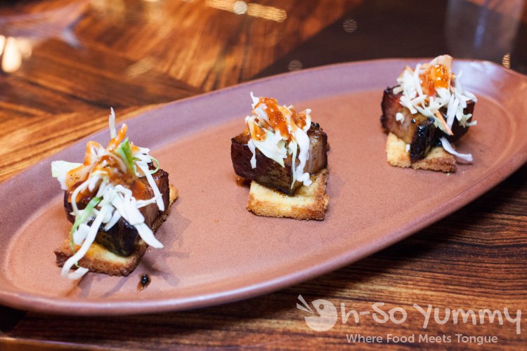 pork belly at Kelsey's Bar and Grill at Pechanga pork belly at Kelsey's Bar and Grill at Pechanga