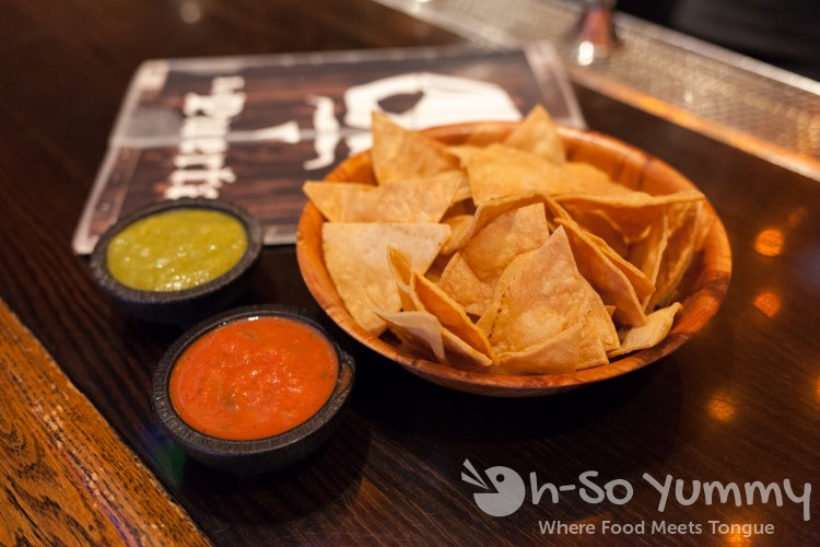 chips and salsa at La Puerta in San Diego chips and salsa at La Puerta in San Diego