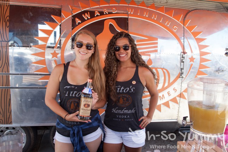 Tito's Handmade Vodka ambassadors at Latin Food Fest San Diego Tito's Handmade Vodka ambassadors at Latin Food Fest San Diego