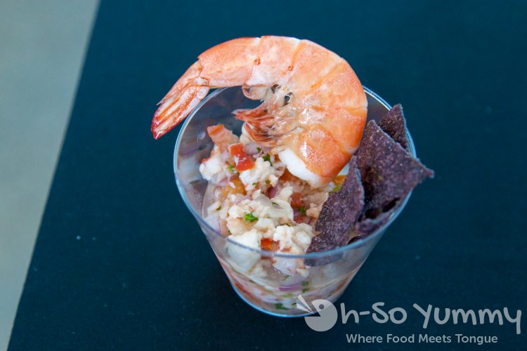 shrimp ceviche at Latin Food Fest San Diego shrimp ceviche at Latin Food Fest San Diego