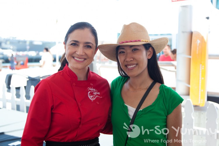 Chef Ana Saldana with Lynn at Latin Food Fest San Diego Chef Ana Saldana with Lynn at Latin Food Fest San Diego