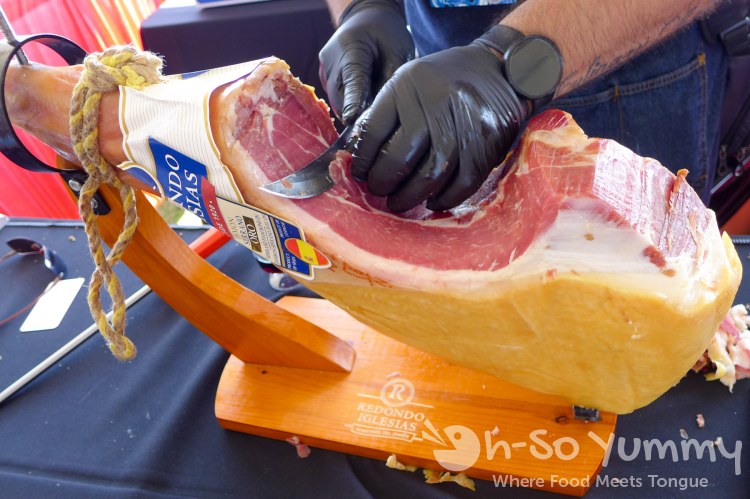 jamon off the bone at latin food fest jamon off the bone at latin food fest