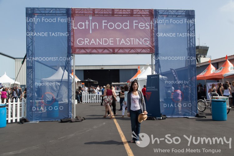 Latin Food Fest 2015 in Los Angeles Hangar 8 entrance Latin Food Fest 2015 in Los Angeles Hangar 8 entrance