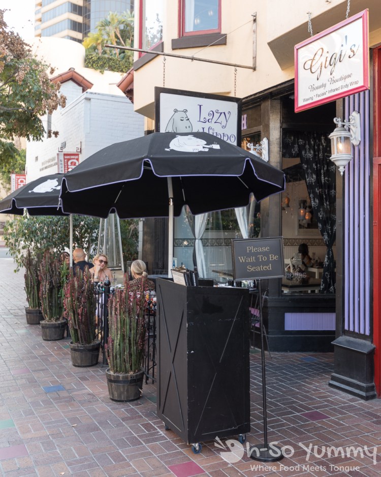 Entrance to Lazy Hippo in downtown San Diego Entrance to Lazy Hippo in downtown San Diego