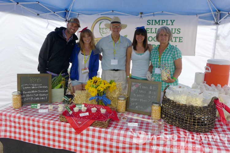 roy's famous chocolate popcorn family at lemon zest and garlic festival 2015 roy's famous chocolate popcorn family at lemon zest and garlic festival 2015