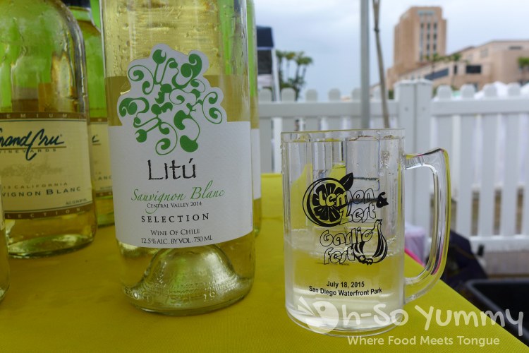 alcohol glass at lemon zest and garlic festival 2015 alcohol glass at lemon zest and garlic festival 2015