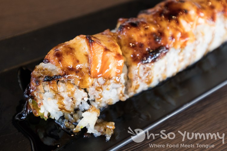 Samurai Baked Roll at Little Sakana in Mira Mesa mall Samurai Baked Roll at Little Sakana in Mira Mesa mall