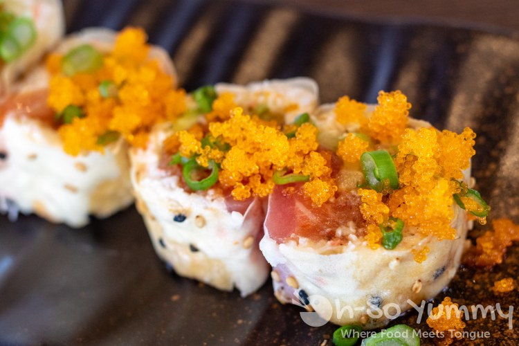 Sunset Roll at Little Sakana in Mira Mesa mall Sunset Roll at Little Sakana in Mira Mesa mall