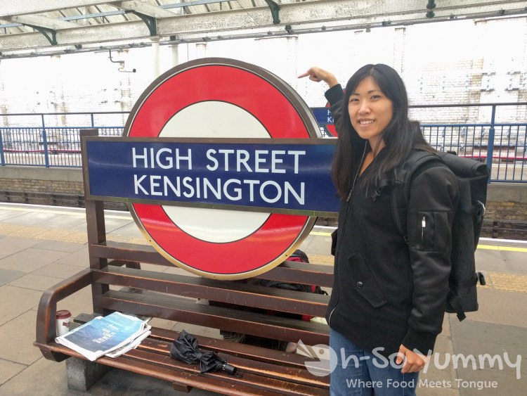 High Street Kensington station in London UK High Street Kensington station in London UK