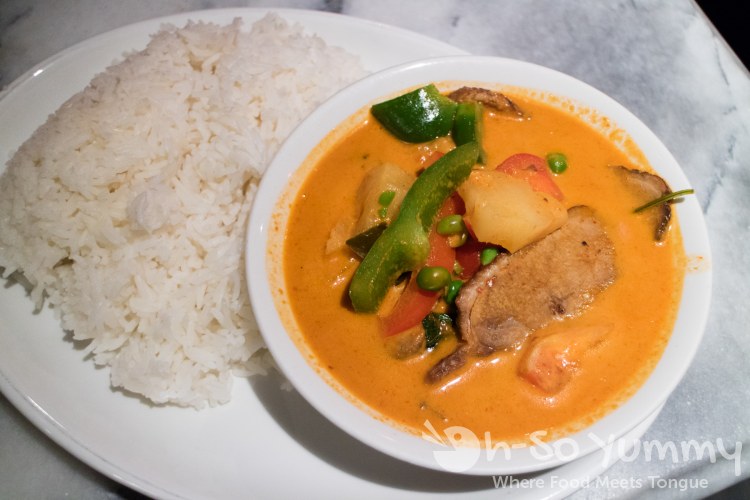 panang curry at Churchill Arms in London UK panang curry at Churchill Arms in London UK